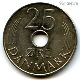 Дания 25 эре 1977 S-B