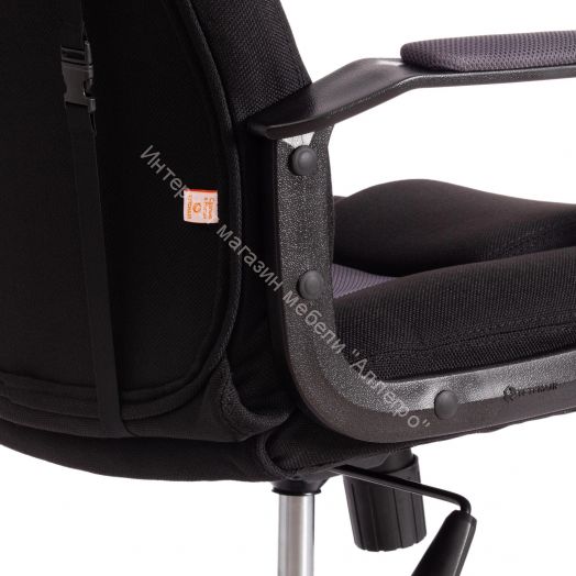 Кресло DRIVER (22) ткань, черный/серый, 2603/TW-12