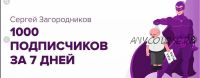 Как собрать 1000 подписчиков за 7 дней (Сергей Загородников)