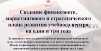 Создание финансового, маркетингового и стратегического плана на 2020-2021 гг (Алексей Беба)