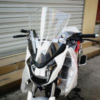 Ветровик на руль мотоцикла универсальный прозрачный