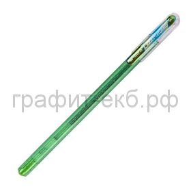 Ручка гелевая Pentel Hybrid Dual Metallic светло-зеленый,  металлик синий, красный К110-DMKX