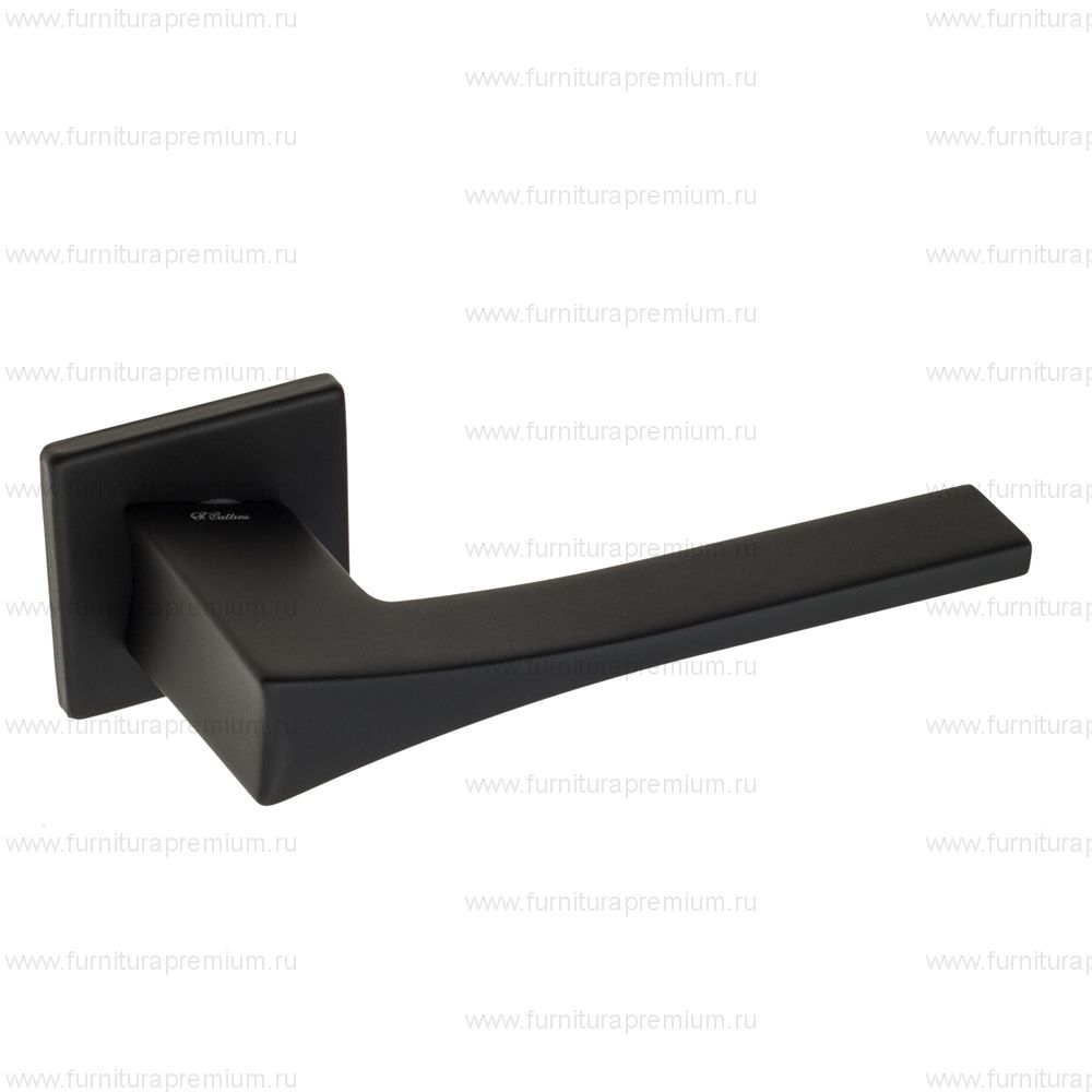 Черная дверная ручка Fratelli Cattini Ossis 8FS Black