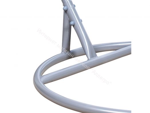 Подвесное Кресло Leset Луна каркас Серый металлик подушка Бирюза яркая