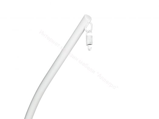 Подвесное Кресло Leset Ажур каркас Белый подушка Зеленое яблоко