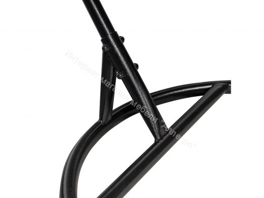 Подвесное Кресло Leset Ажур каркас Черный подушка Светло-серая