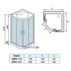 Душевая кабина WW500 EMMER 11015-2