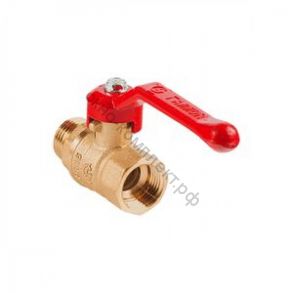 КРАН  шар.  !ЖЕЛТЫЙ! AQUALINK 1/2" ВР-НР РЫЧАГ