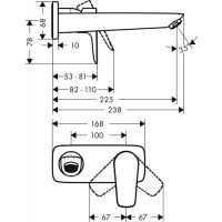 схема Hansgrohe Talis E 71734700