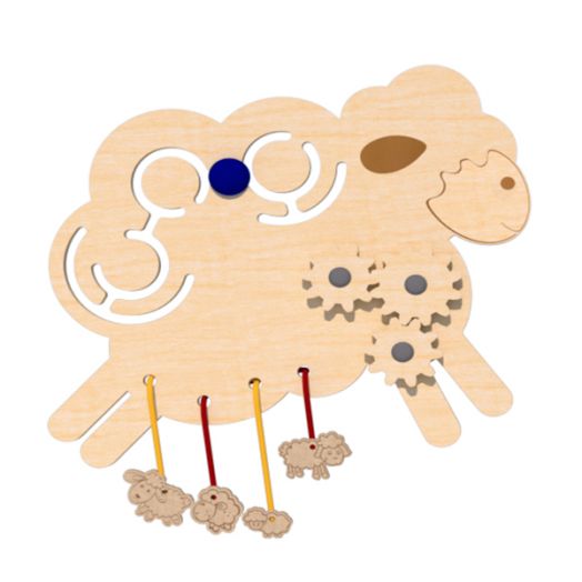 БЖ-К001 Бизиборд «Овечка» (340х280 мм)