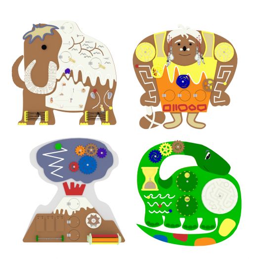 БЗМ-001 Бизиборд «Мамонт» (760х760 мм)