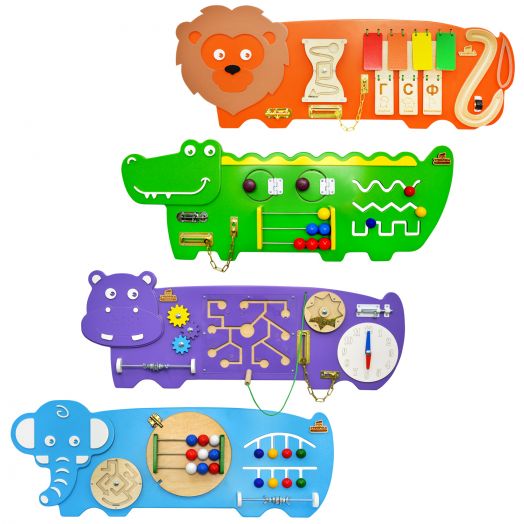 БЖ-05 Бизиборд «Бегемотик» (870х325 мм)