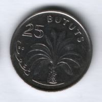 25 бутутов 1998 года Гамбия