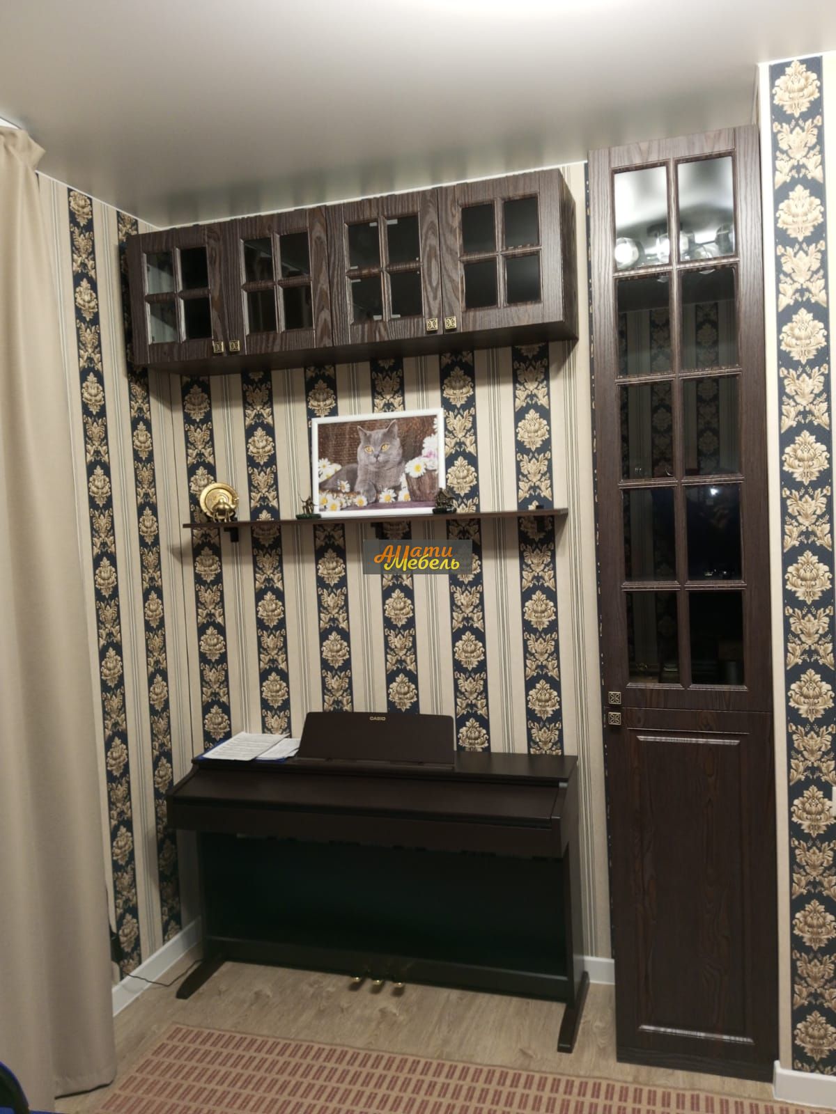 Кабинет(КНИЖНЫЙ ШКАФ,АНТРЕСОЛИ,ПЕНАЛ,СТОЛ РУКОВОДИТЕЛЯ) за 596569.55879 ₽