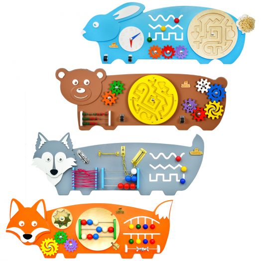 БЖ-14 Бизиборд «Волчок» (880х320 мм)