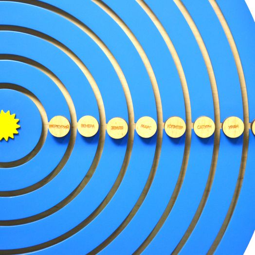 БЗК-040 Бизиборд «Солнечная система» (750х750 мм)