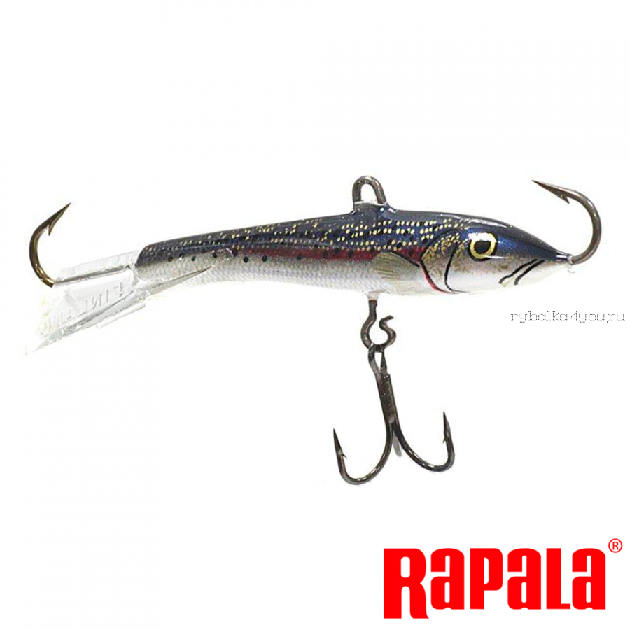 Балансир Rapala Minnow Jigging Rap W09 90 мм / 22 гр / цвет: BLM