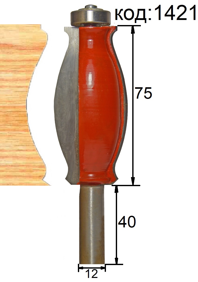 Фреза для карнизов. Код: 1421.