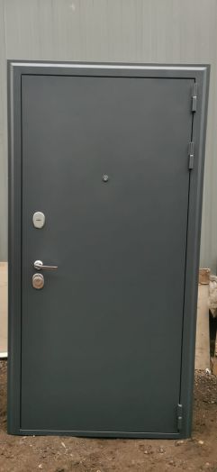 Дверь Входная РЕКС Спартак Серый Муар Бетон светлый