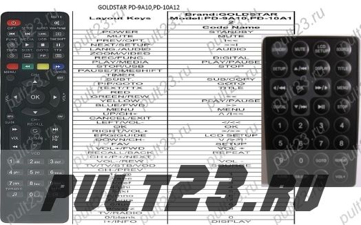 GOLDSTAR PD-9A10, PD-10A12