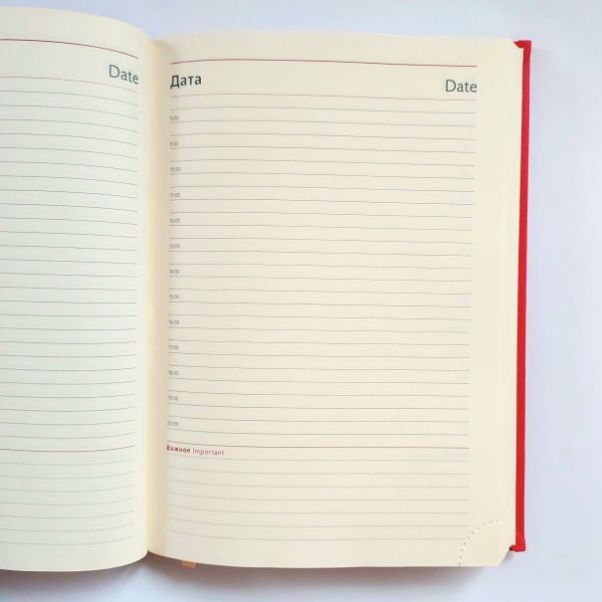 Ежедневник Brand красный