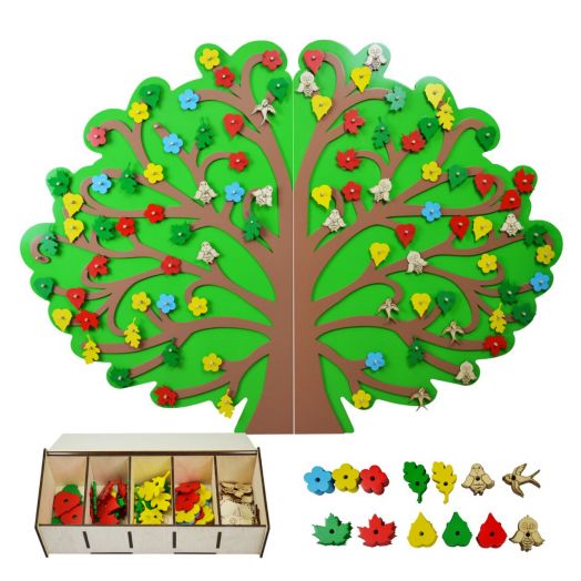 ДПК-100 Дидактическое дерево «Круглый год» (1350х980 мм)