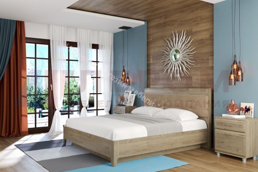 Кровать КР-1074 (1,8х2,0) с П/Мех. и мягким изголовьем Мелисса