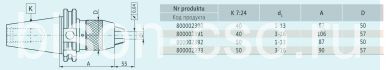 Патрон сверлильный с хв. кон.40 7655-40-13-87 1-13 мм  A Bison Bial