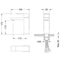 Смеситель с поворотным изливом Timo Selene 2061 схема 5