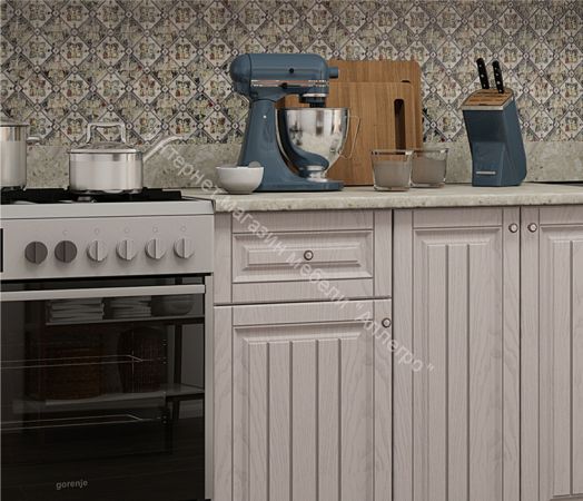 Кухонный гарнитур "Хозяюшка" 2 м (Белый/Мускат)