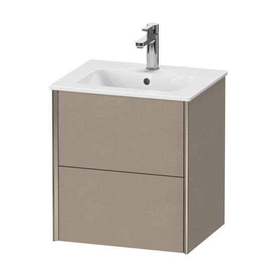 Изображение Подвесная компактная тумба Duravit Xviu XV4315 с двумя ящиками для раковин  ME by Starck 233653