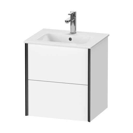 Подвесная компактная тумба Duravit Xviu XV4315 с двумя ящиками для раковин  ME by Starck 233653 ФОТО