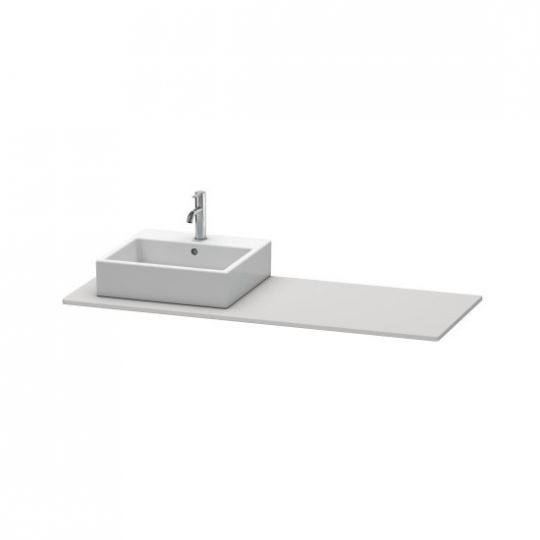 Изображение Cтолешница Duravit Xsquare 1,6х160х55 с одним вырезом слева или справа XS060H