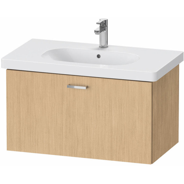 Подвесная тумба Duravit Xbase XB607 с одним выдвижным отделением схема 1