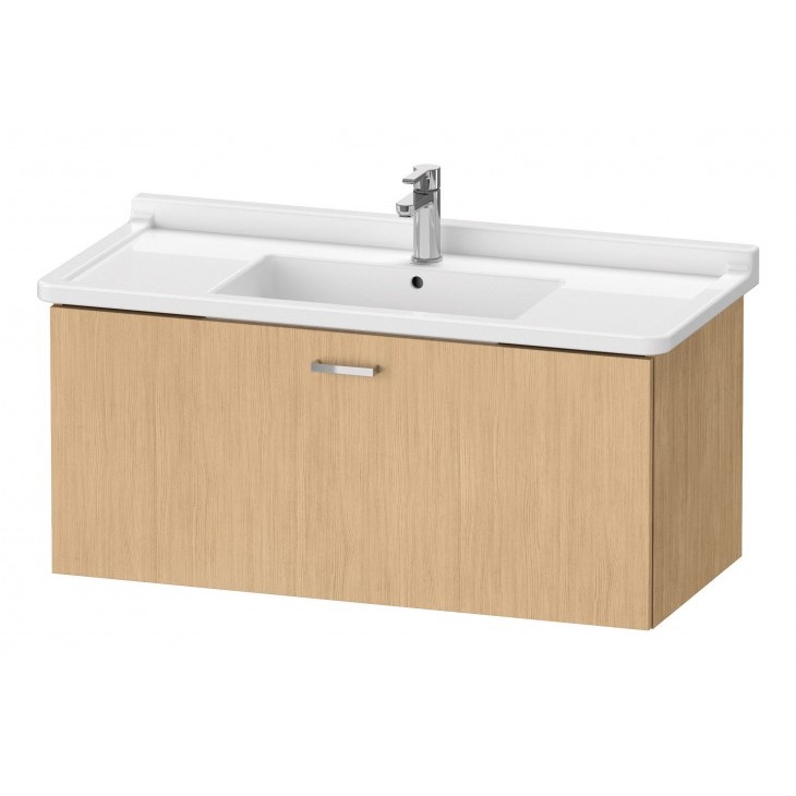 Подвесная тумба Duravit Xbase XB603 с одним выдвижным отделением схема 1