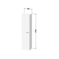 Высокий шкаф Duravit Xbase 176x40x35,8 с пятью стеклянными полками схема 2