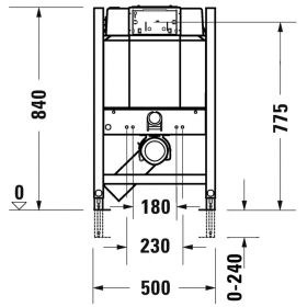 Инсталляция для унитаза Duravit WD100 ФОТО