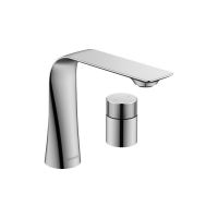 Смеситель для раковины Duravit D.1 с поворотной рукояткой хром D111200090 схема 1