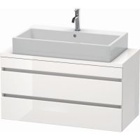 Тумба Duravit DuraStyle DS530 для компактной консоли с двумя выдвижными ящиками схема 1