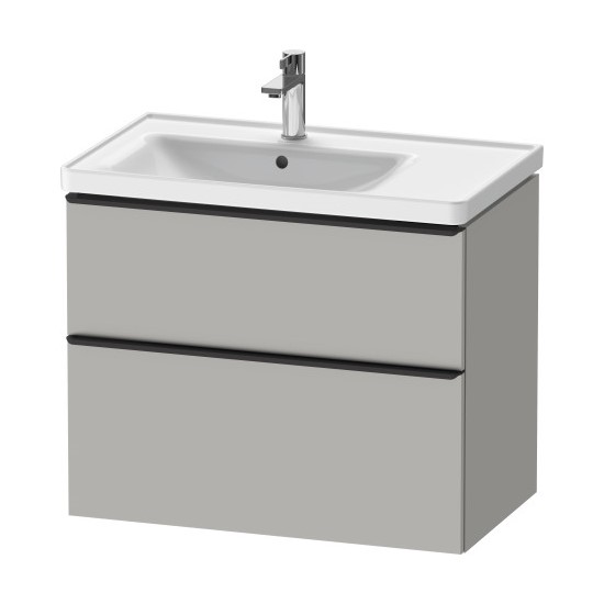 Подвесная тумба Duravit D-Neo 62,5x78,4x45,2 с двумя выдвижными отделениями DE435