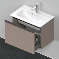 Компактная подвесная тумба Duravit D-Neo DE 4268 одним выдвижным отделением схема 1