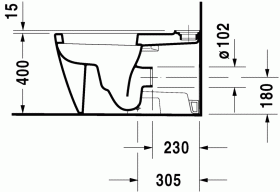 Унитаз с функцией биде Duravit Starck 2 SensoWash 212959 ФОТО