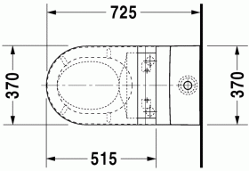 Унитаз с функцией биде Duravit Starck 2 SensoWash 212959 ФОТО