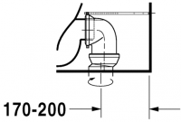 Унитаз с функцией биде Duravit Starck 2 SensoWash 212959 схема 11