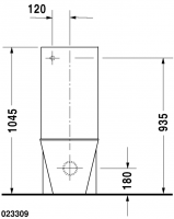 Унитаз Duravit Starck 1 023309 схема 4