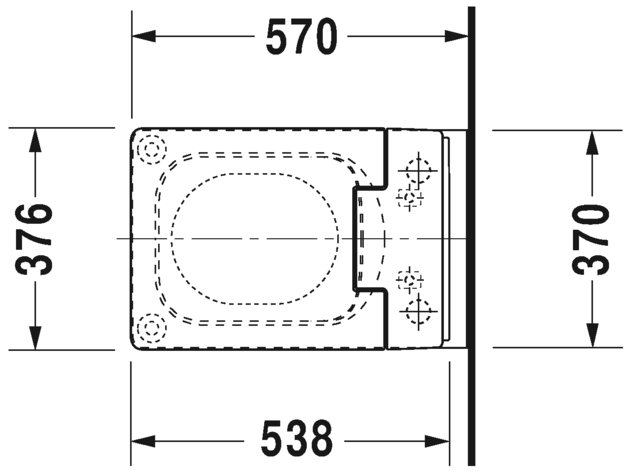 Унитаз с функцией биде Duravit Vero Air SensoWash 252559 ФОТО