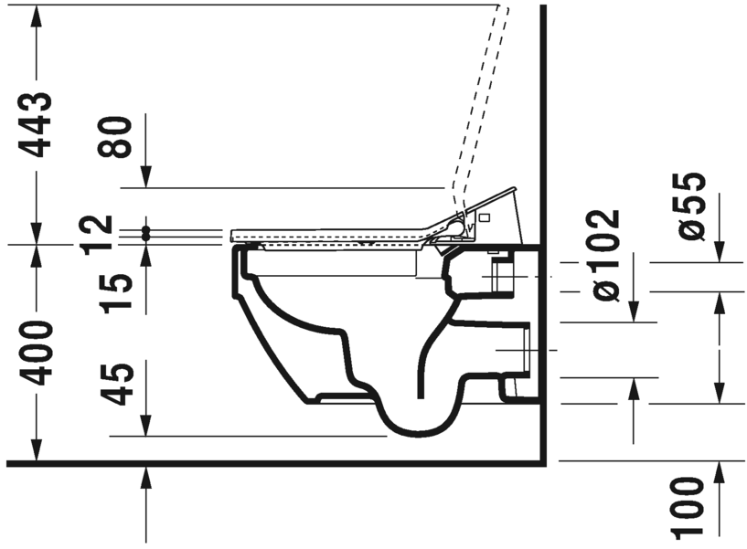 Унитаз с функцией биде Duravit Vero Air SensoWash 252559 ФОТО