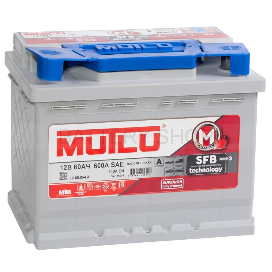 MUTLU Silver 60 Ah 540 A прям./обрат. поляр.