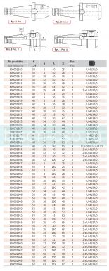 Оправка для фрез 7620-50-6-63 кон.50/6 Bison Bial