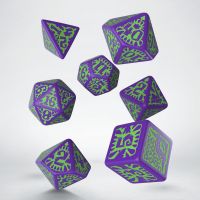 Набор кубиков Pathfinder Goblin Purple/Green (7шт)